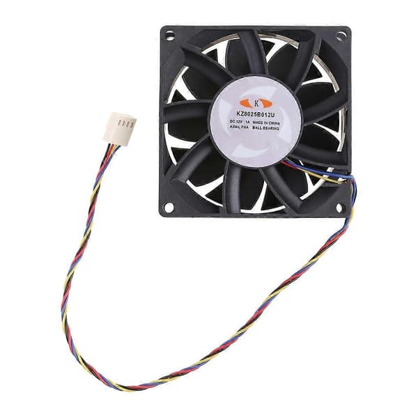 Erstatning KZ8025B012U 8x8x2,5 cm højhastigheds køleventilator 4Pin 4-leder stik