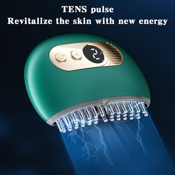 Smart Electric Meridians Massageborste Trådlös Meridians Muddring Skrapmassager White