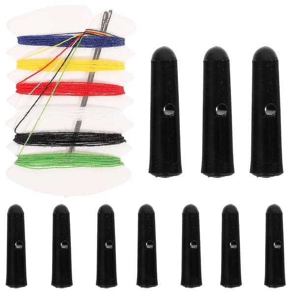 10 stk. Sammenleggbare paraplyhaleperler Erstatning Paraplyhaleperler Metall Paraplybeinbeskyttere