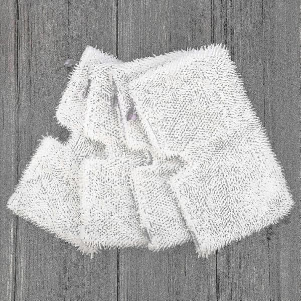 4 Pakker S3500 Mikrofiber Mop Puder til Shark Steam Pocket S2901 S3501