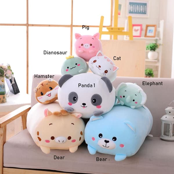 Plysch Panda Gosedjur Present Docka 16CM SITTSTYL