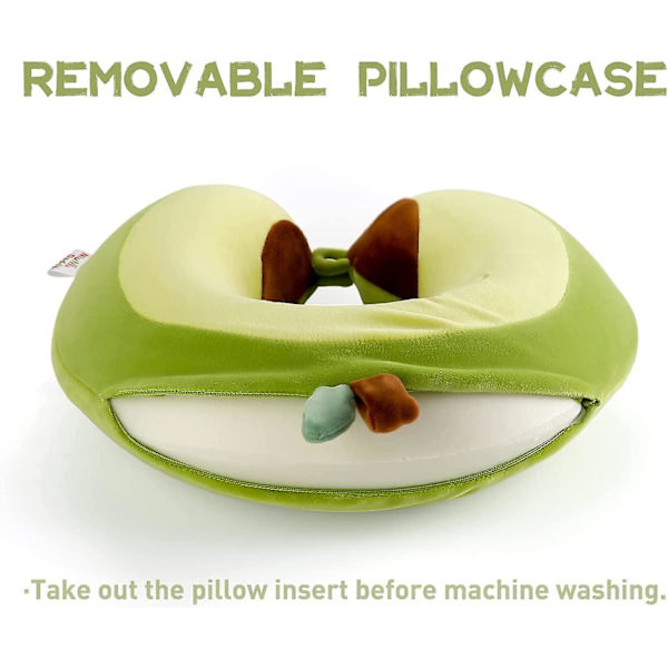 Barn Reisepute, Flyputepute for barn - Memory Foam green