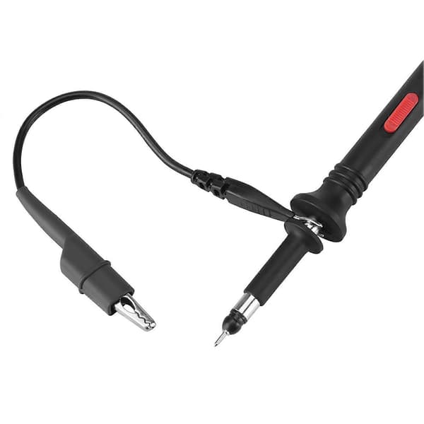 1 stk. 200Mhz oscilloskop testprobe klips BNC P2200 X10/X1 sort