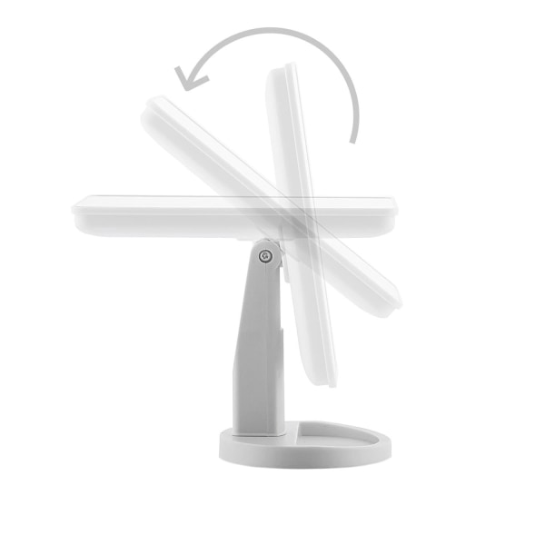 Justerbart Sminkespeil med LED white