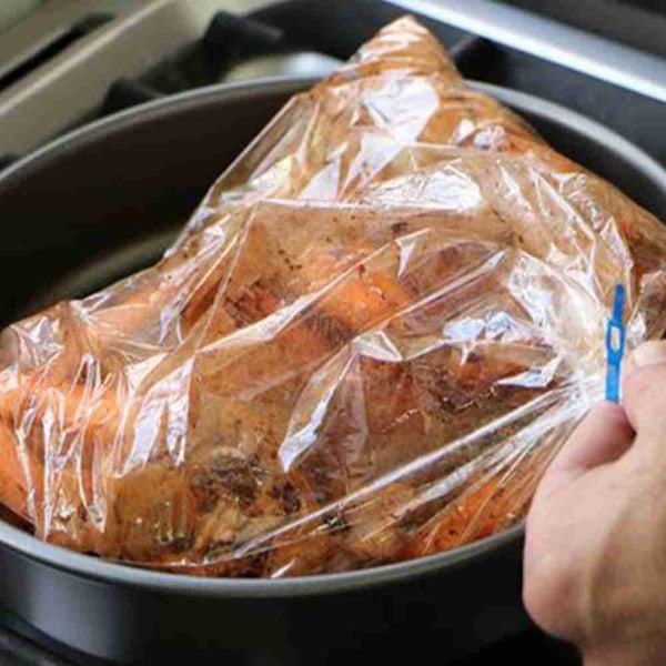 50× Stora Stekpåsar Kök Mikrovågsugn Matlagning Kött DIY