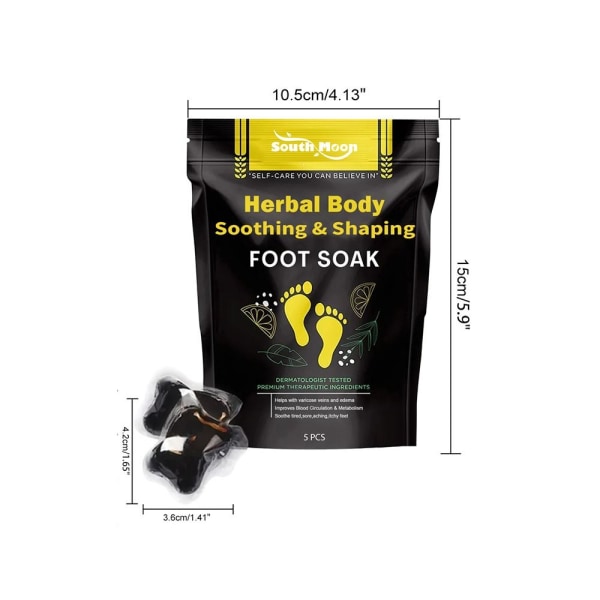 5/10 st Rengöringsfots Soak Beads Fotbadsväska 5st/VÄSKA 5PCS/Bag