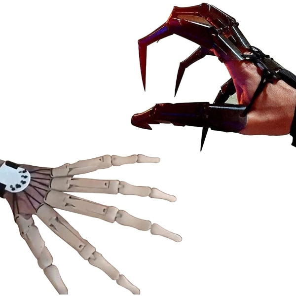Halloween ledade fingrar, 3D- printed ledade fingrar Weiß