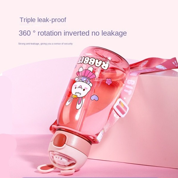 760ML Högvärdig vattenkopp, barns stor kapacitet Grey
