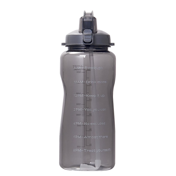 Lohill 2000ml utomhusvattenflaska med tidsmarkör style6