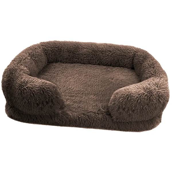 Plush Washable Square Soft Cat Mat Pet Supplies Washable And Removable Pet  Deep Sleep Dog Sofa Bed Pet Supplie Drop Ship Silver S(40x30x12CM)