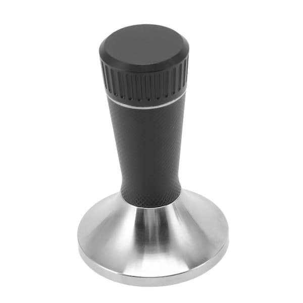 Kaffetamper røresæt rustfrit stål 2 i 1 58,3 mm kaffetamper distributionsnål til køkken sort