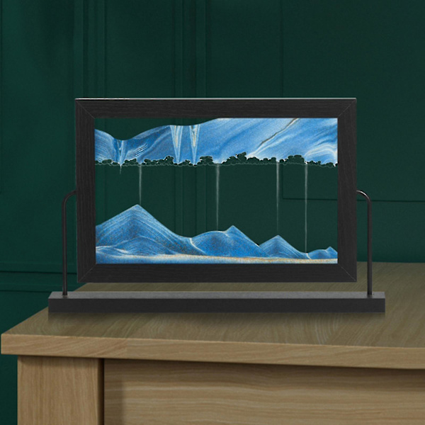 3d glas flytande Ing Ornt Hem Rat Hem R Ornt Sky Blue 2XL