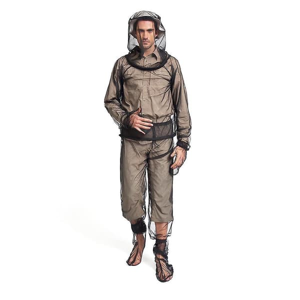 ixada ightweight Summer Bug Wear Myggkostym Jacka Vantar Byxor Strumpor för män Kvinnor med L