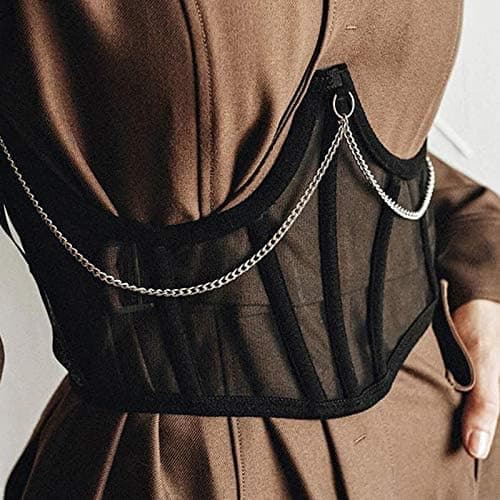 Damskorsett med skirt mesh
