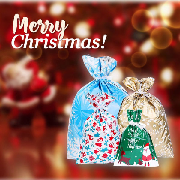 Joululahjapussit Snowman Snowflake MEDIUM (15 KPL)