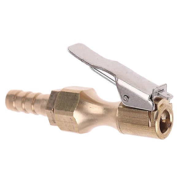 1/4\" Mässingsdäckpump Låsbar Luftchuck Luftkompressor med 8 mm hullingkoppling