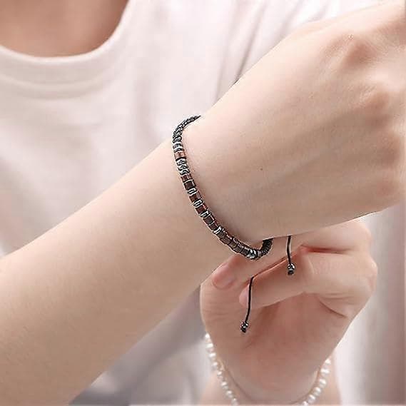 Inspirerende morse-kode armbånd Motiverende hemmelig melding tre