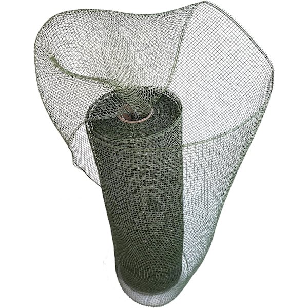 Olivengrøn Efterårs Deko Mesh - 10\" x 10 Yards, St. Patricks Dag, Høst Dekoration