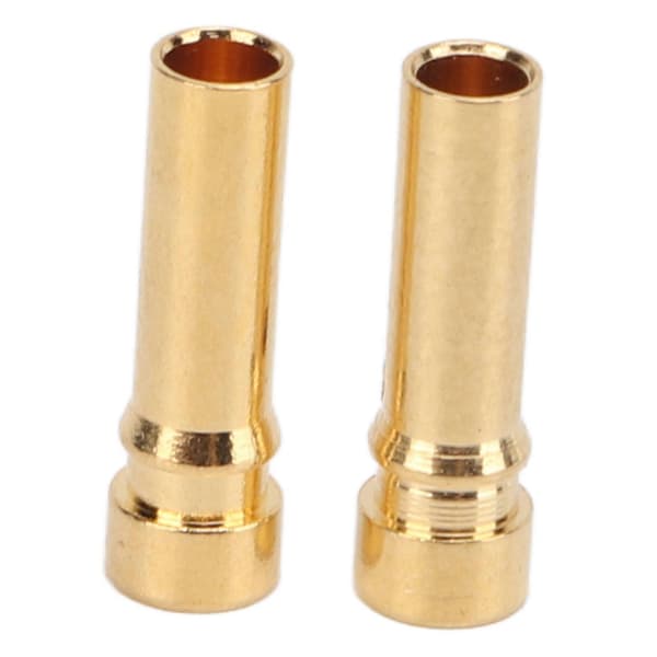 10 sæt 13.021 EC2 Style 2mm guld bananstik hunstik med hus til RC batteri