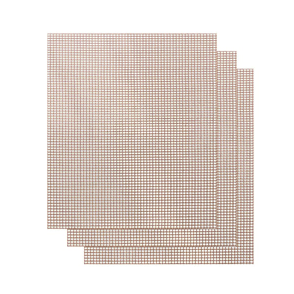 3 stk. gjenbrukbar bakematte, 40 * 33 cm, kan klippes til, non-stick grill for yoghurtmaskiner og matlaging