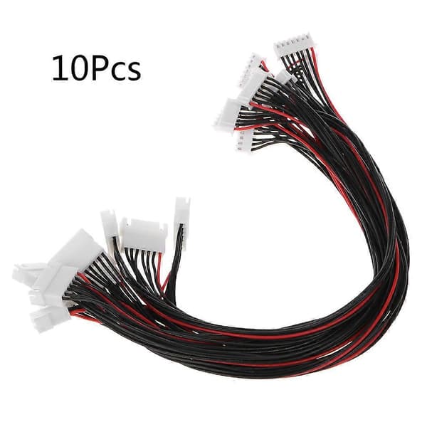 10 stk JST-XH Plugg 6S Lipo Balanseledning Forlengelseskabel 30cm For RC Bil Båt Fly