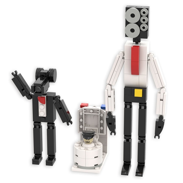 Skibidi Toilet Man vs Monitor Building Blocks The o Man och Ca 1