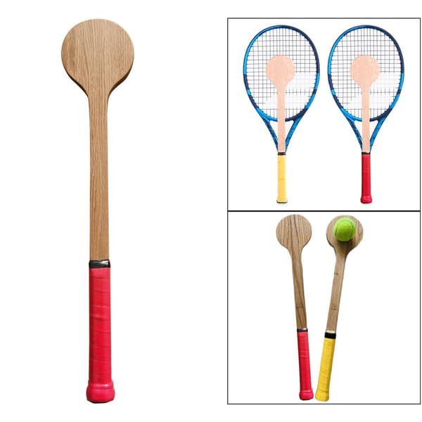 1/2 trä tennissked Sweet Spot Trainer tennisracket Red 55cm 1 Pc