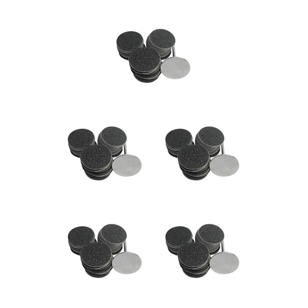 1/2/3/5 Sähköisen jalkaraspin vaihtotyynyt tehokas ja 35mm 80Grit 50 pcs 5PCS