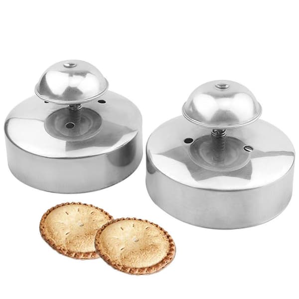 Sandwichkutter og -forsegler Non-stick Enkel å avforme DIY Håndverk Matkvalitets 304 Rustfritt Stål Kjeks Dumpling Skorpe Stempel Bakeverktøy