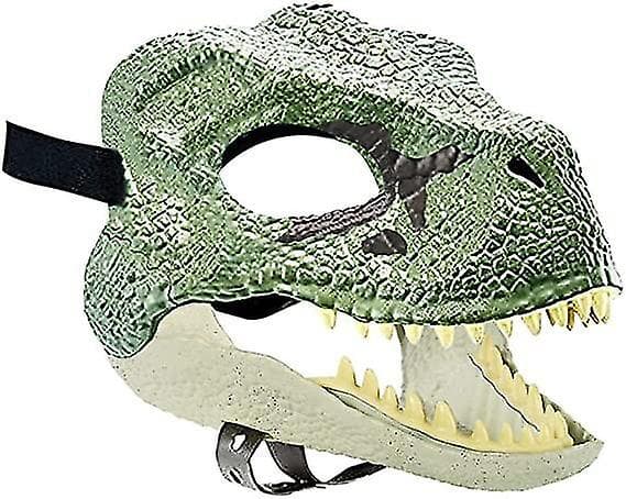 Halloween Party Cosplay Mask Simulering Jurassic Dinosaur Mask C A