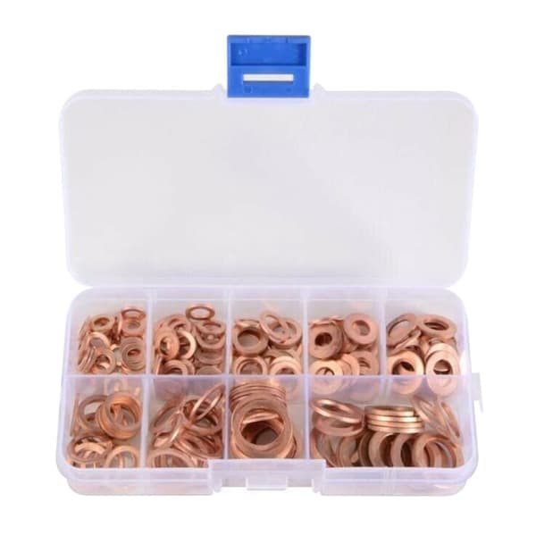 Kuparitiivisteet Kuparitiiviste Kiinteä 200 kpl 200PCS