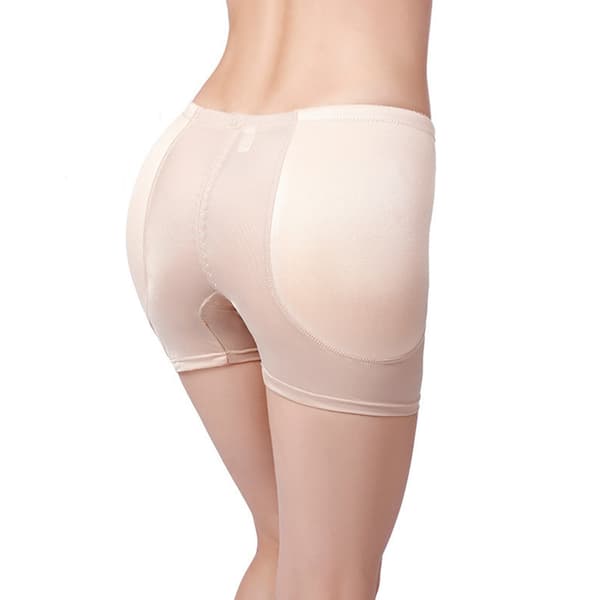 Hourglass Hips Dame Hofteputer Enhancer for Push-Up Rumpe Truse Beige L