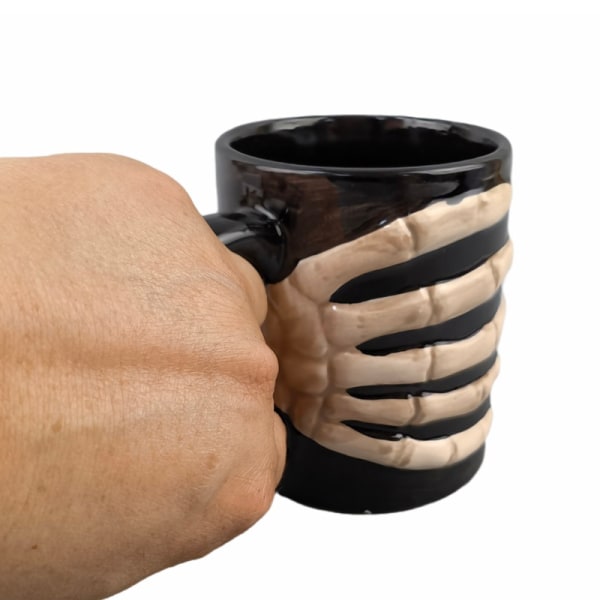 Halloween Parodi Finger Keramisk Kaffe Mugg Tekopp Nyhet Gift