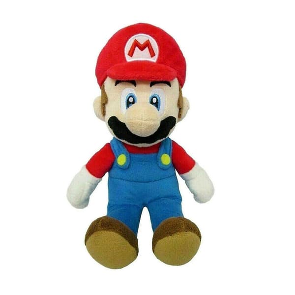 Super Mario Bros plysjdukke plysjleker red