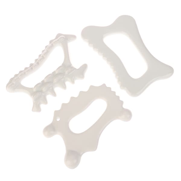 Keramisk skrapbräda skrapplatta Facial Gua Sha Tool A4