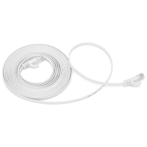 Ethernet-kaapeli CAT6 Gigabit 8-ytiminen kierretty parikaapeli litteä kuparijohto 10 metriä