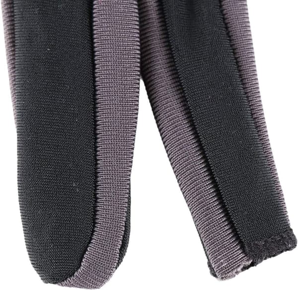 Elastisk Lycra 3 finger display biljard skyttehandske  M dark grey m