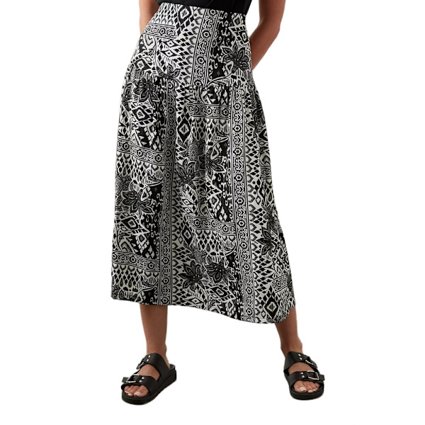 Dorothy Perkins Print for dame/dame Midiskjørt 1 Monochrome 10 UK