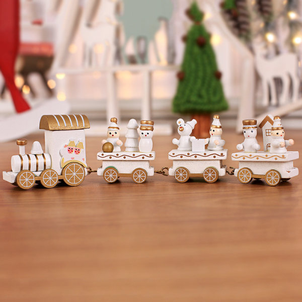 Juledekorasjoner Jul Tretog Barnas barnehage Ferie Julegaver Juledekorasjon Gaver White Train