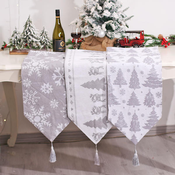 1. Julbordsløper 175 x 34cm（D）, Festlig julebord