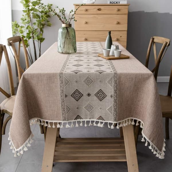 Elegant bomullsduk i kinesisk stil Linne Cover