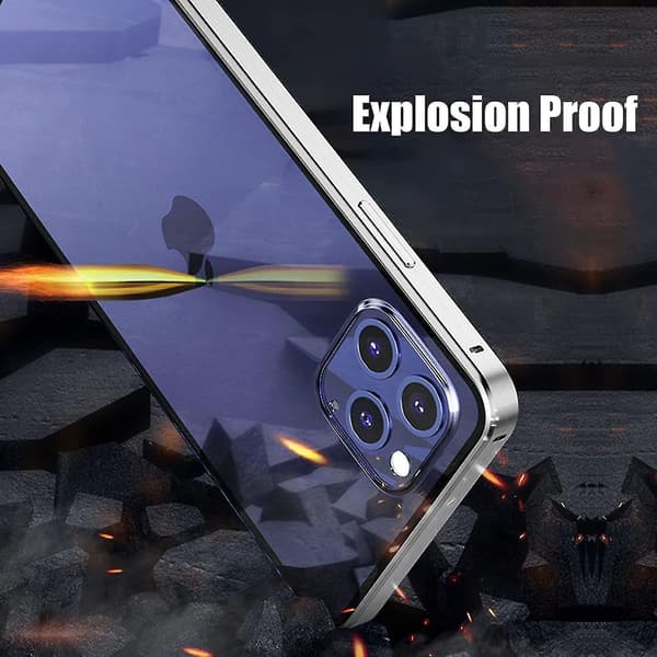 Case kompatibelt 14 Pro Max/14 Pro Anti Ing Dobbeltsidet hærdet case *chyi