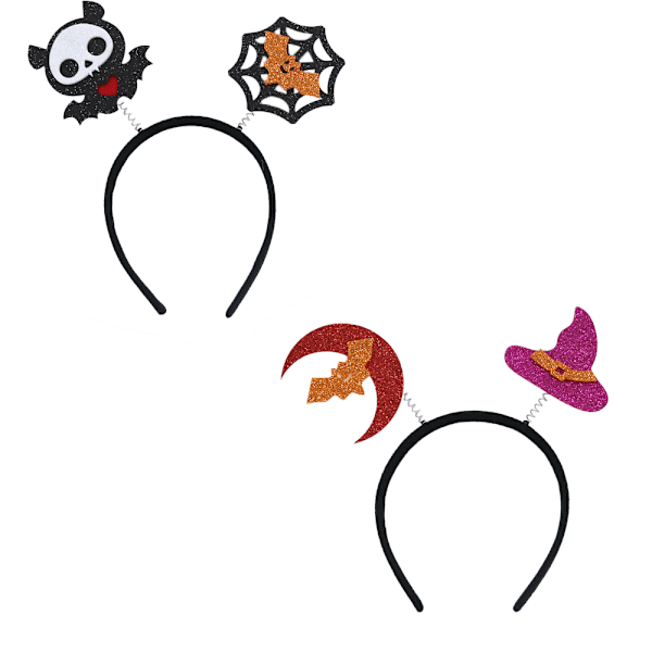 Halloween Edderkop Spøgelse Græskar Hårbøjle Djævel Pandebånd style 6