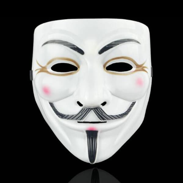 V for Vendetta Halloween-juhlanaamarit Silver