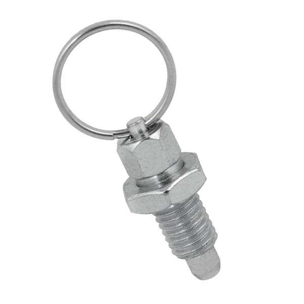 Indexeringskolv med ring, dragfjäder, låsstift, rostfritt stål M16-10