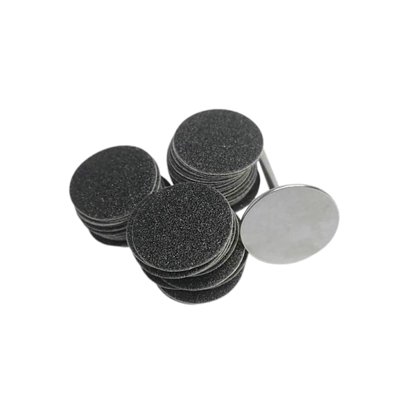 1/2/3/5 Sähköisen jalkaraspin vaihtotyynyt tehokas ja 25mm 150Grit 50 pcs 1 Pc