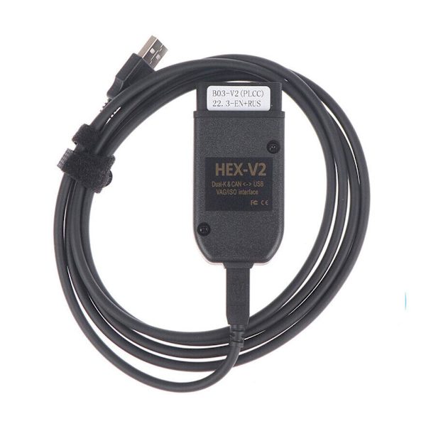 VAG COM 22.3.1 Obd2 Scanner HEX V2 VAGCOM Auto Diagnostisk Verktøy