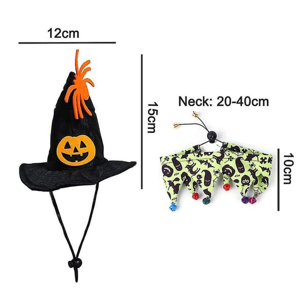 Pet Hat Suit Pet Halloween Kostym Katt