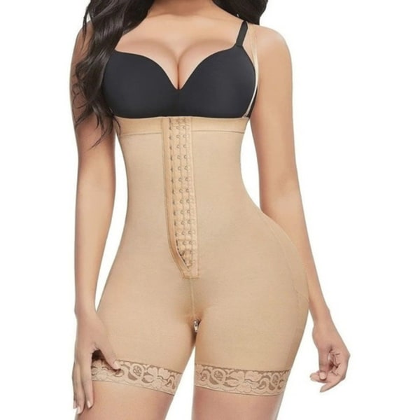 Postpartum colombiansk gördel med reducerande waist trainer XXL Beige