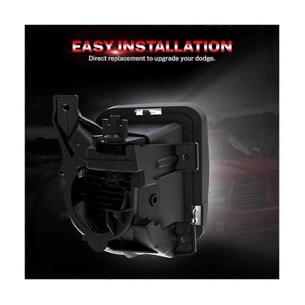 2 stk LED tåkelys for Ram 1500 2013-2018 frontfanger tåkelys svart 68104821ac, 68104820ac